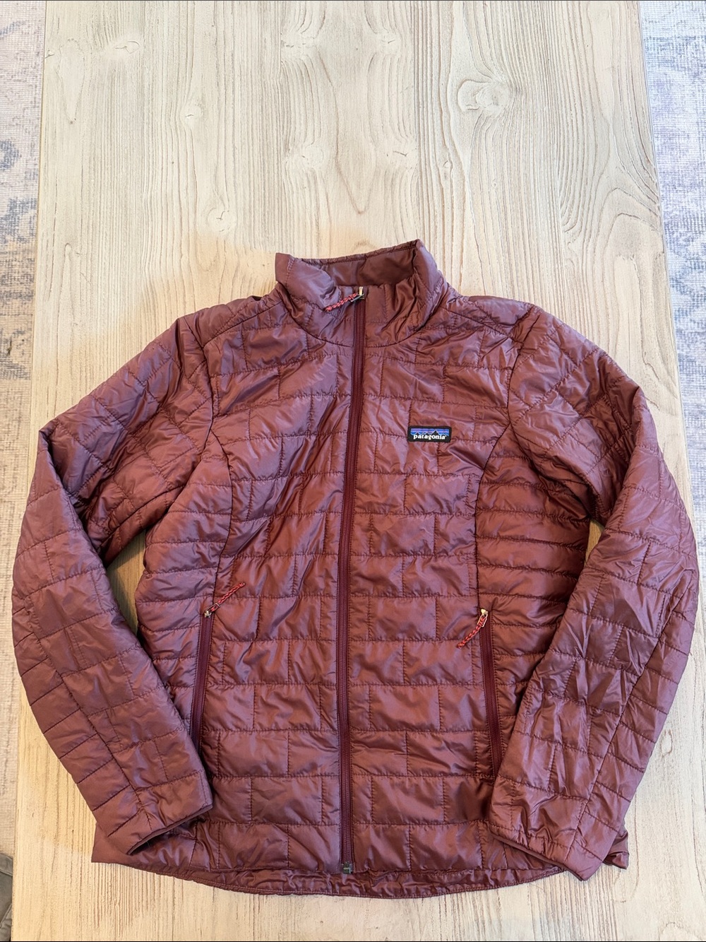 Patagonia Women's Quilted Puffer Jacket - Rosewood size large